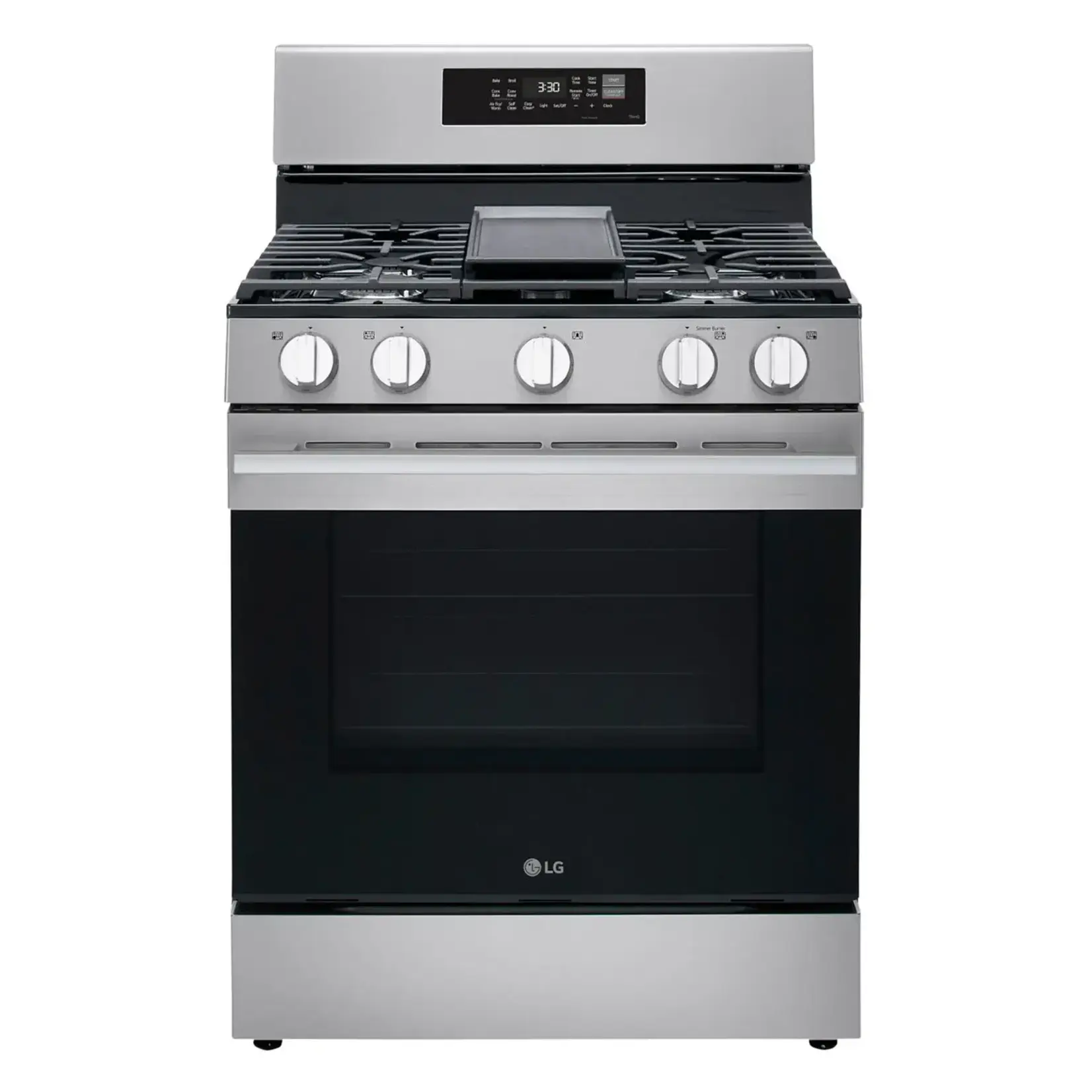 LG #LRGN6323Y - LG 6.3 cu. ft. Smart Wi-Fi Enabled Probake Convection® Gas Range with Air Fry & EasyClean®