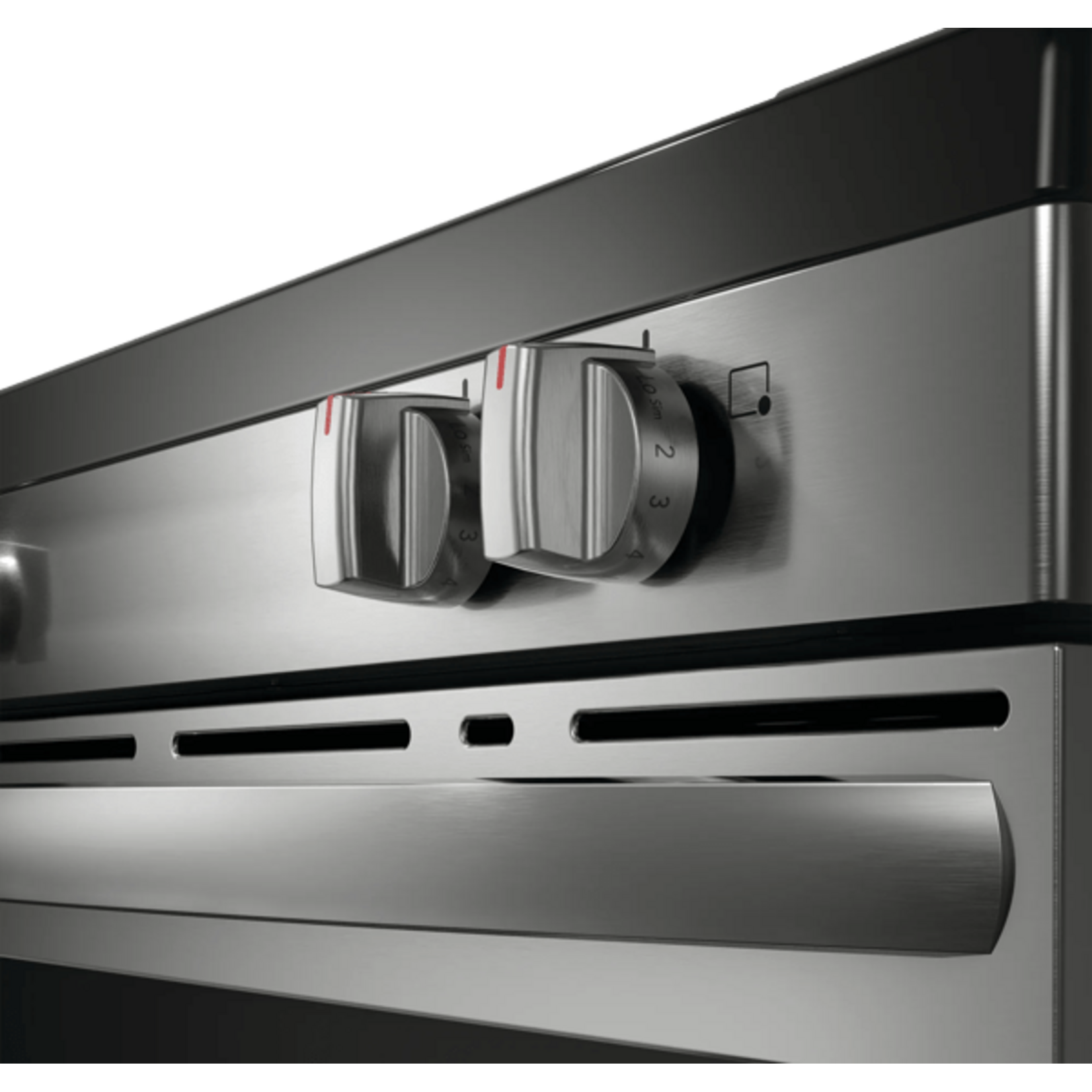 Frigidaire #FCRE3083AS - Frigidaire 30-in Glass Top 5 burners 5.3-cu ft Air Fry Convection Oven Freestanding Electric Range ( Stainless Steel )