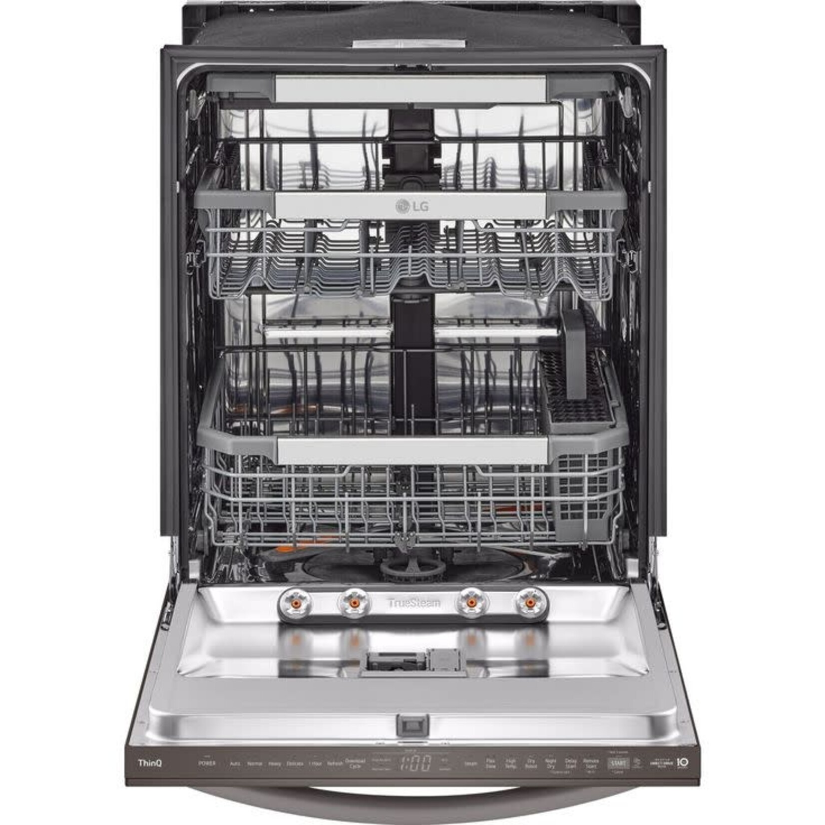 LG Electronics (ONE YEAR CPS WARRANTY ) LDTH7972D LG 24" 42dB Built-In Dishwasher with Stainless Steel Tub & Third Rack (LDTH7972D) - Black Stainless