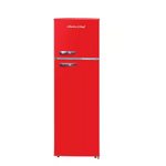 ARCTIC CHEF ACFR1055-RED 10 cu. ft. Retro Mini Refrigerator in Red with Freezer