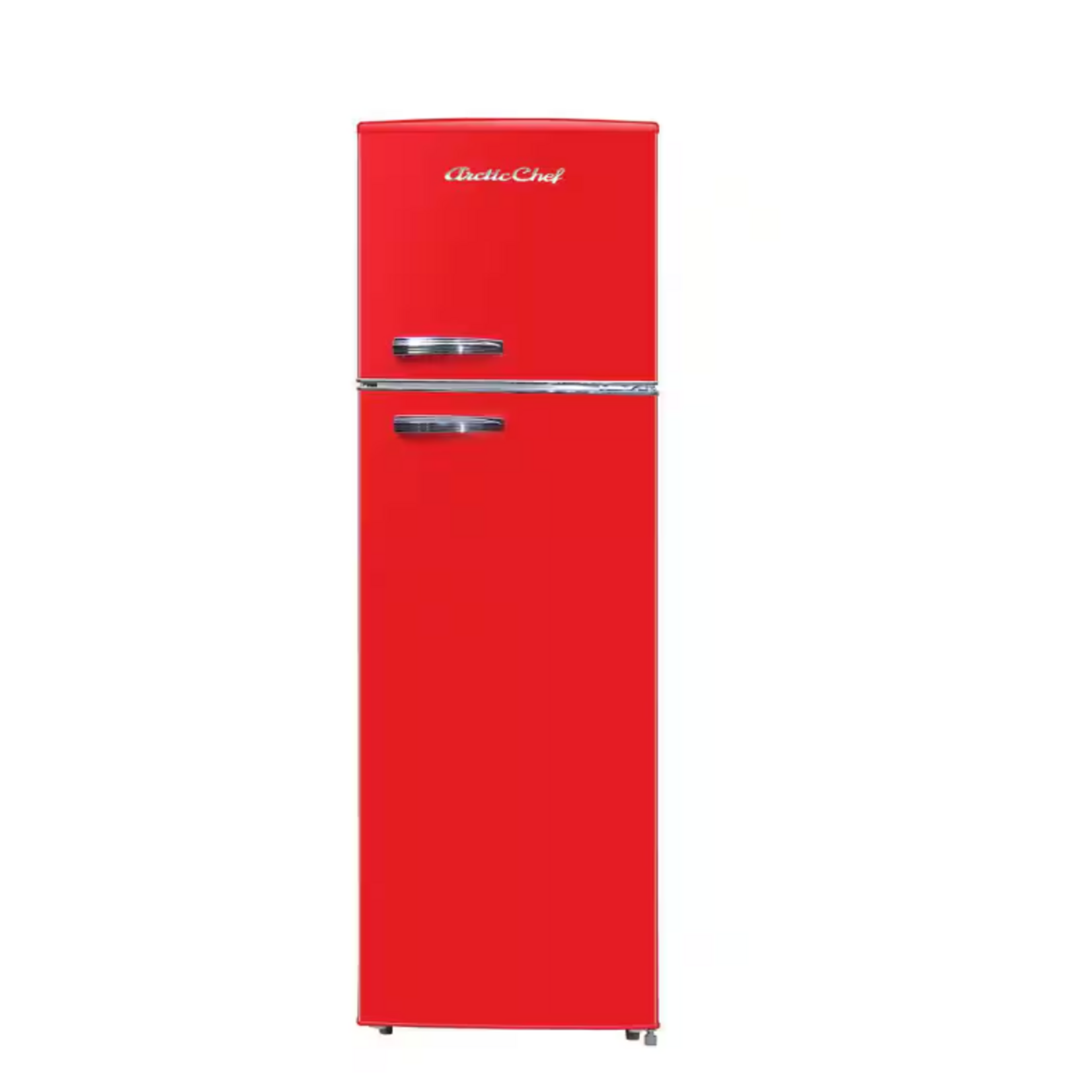 ARCTIC CHEF ACFR1055-RED 10 cu. ft. Retro Mini Refrigerator in Red with Freezer