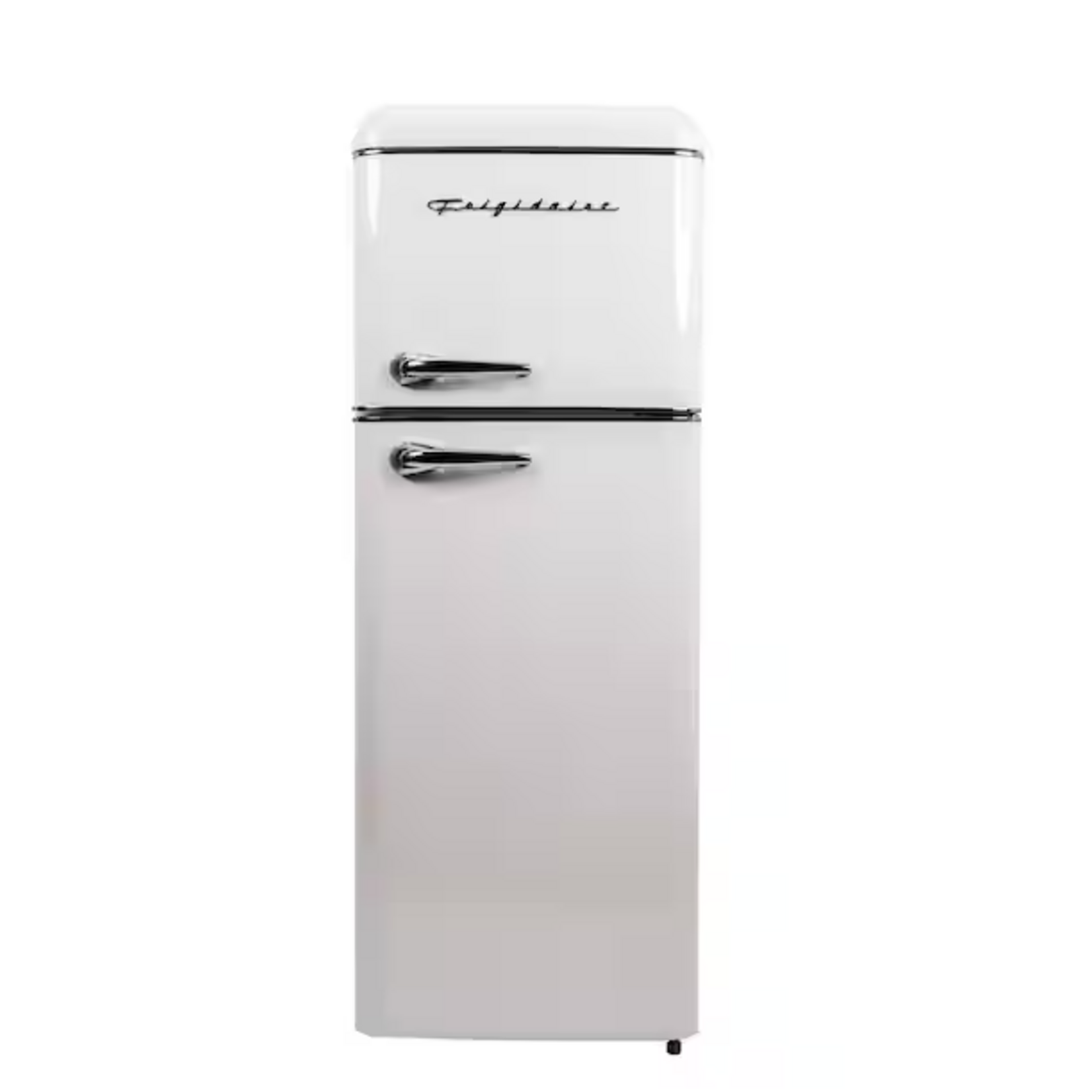 Frigidaire EFR756-CREAM 7.5 cu. ft. Mini Fridge in Cream with Rounded Corners and Top Freezer
