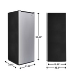 Frigidaire EFRF698-B-6COM 6.5 cu. ft. Upright Freezer in VCM Stainless Steel Look