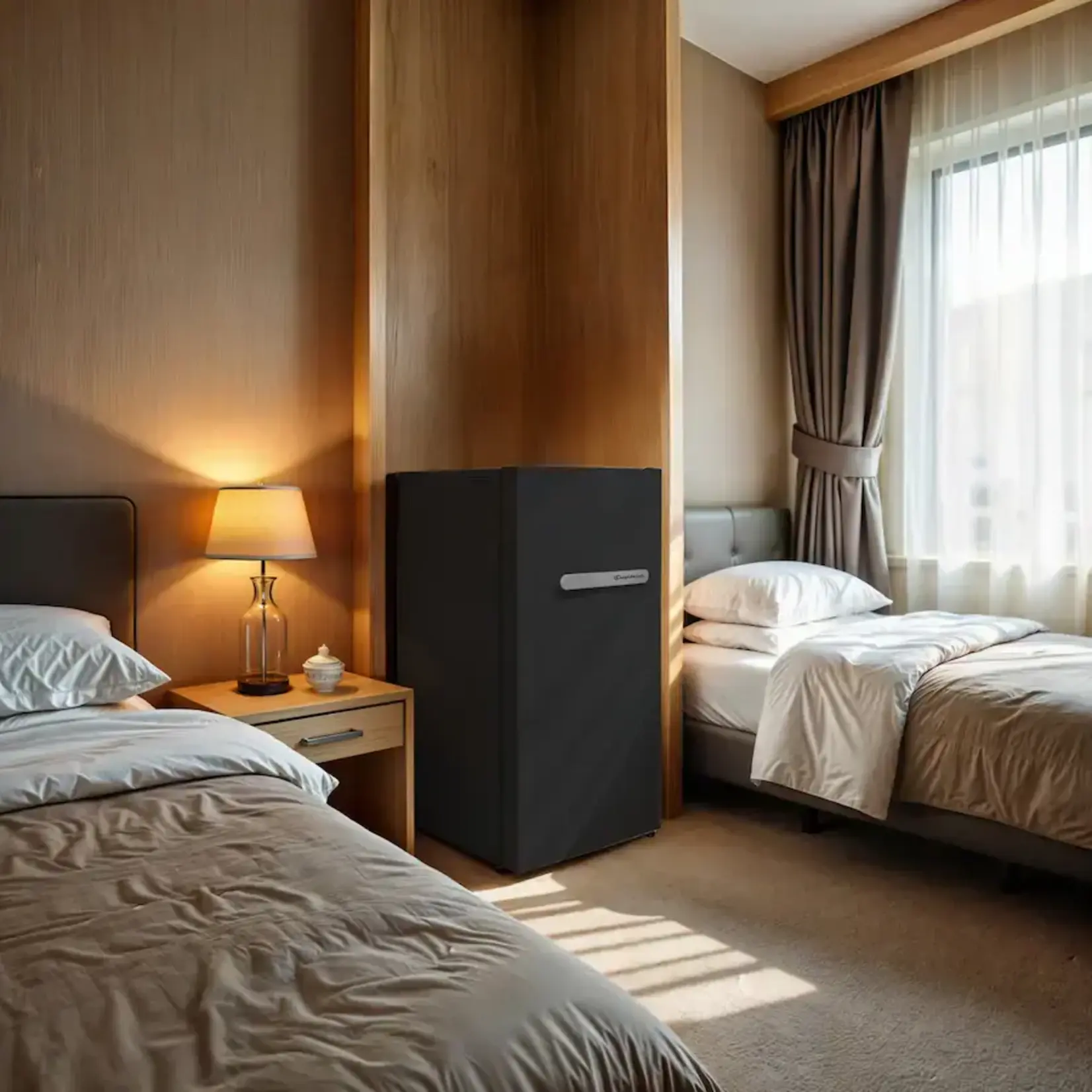 EFR397BLACK  Frigidaire - EFR397BLACK 3.2 Cu. Ft. Retro Compact Refrigerator with Side Bottle Opener - Black