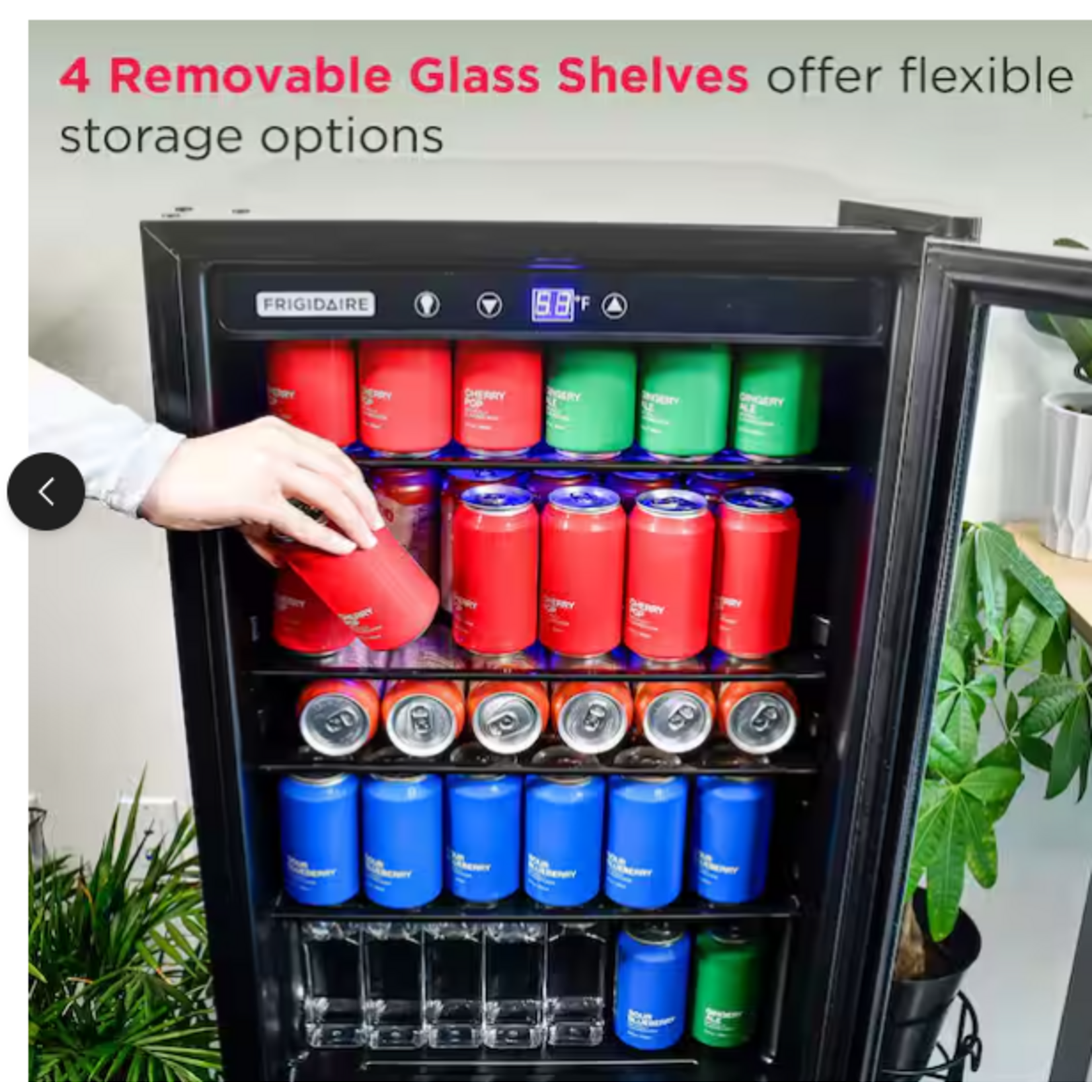 EFMIS155  Frigidaire Single Zone 20.43 in. 126 (12 oz.) Can Beverage Cooler