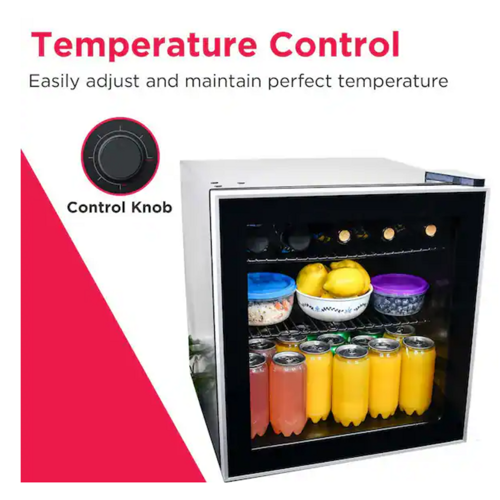 Frigidaire Frigidaire 20 in. 17-Bottle and 70-Can Compact Refrigerator Beverage Cooler