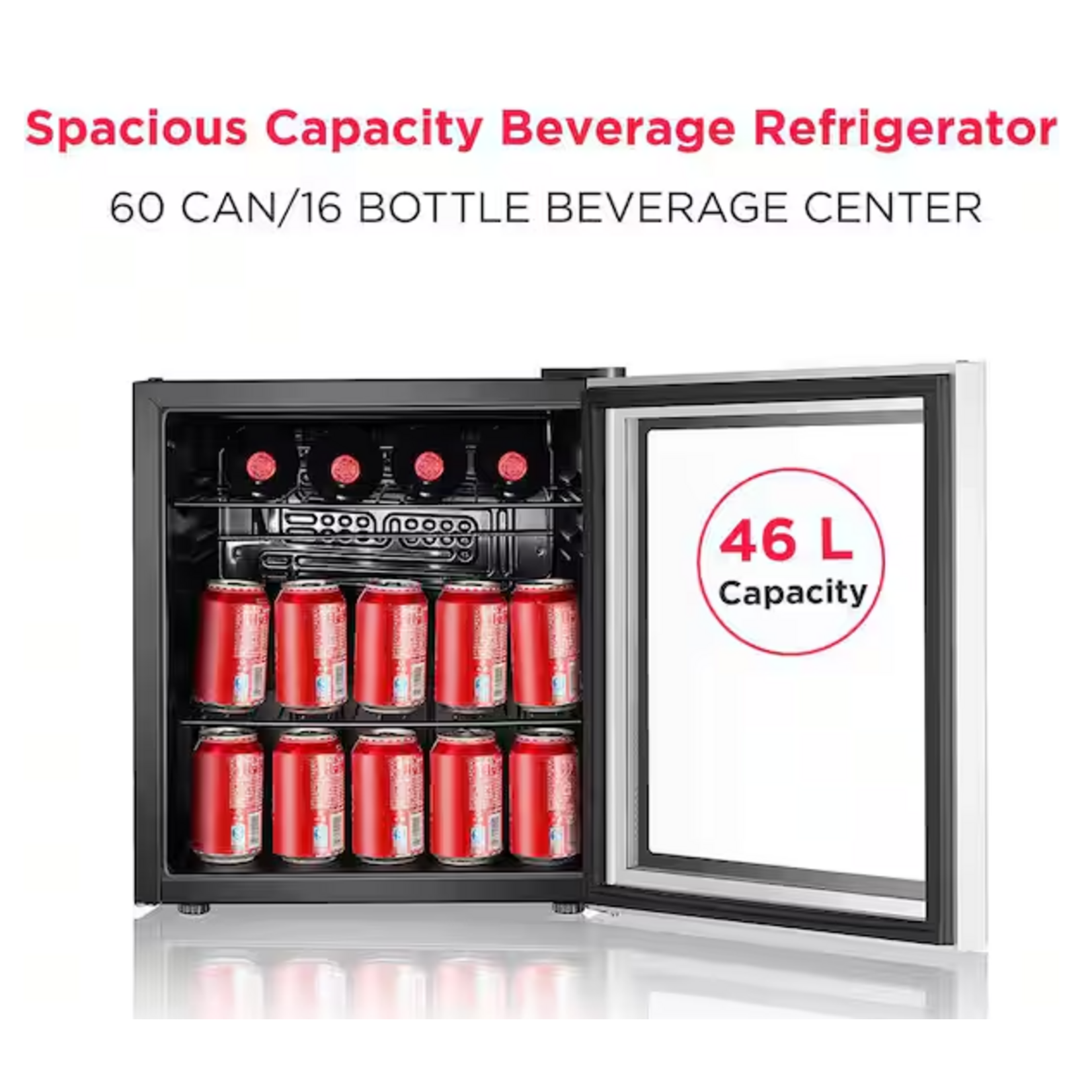 Frigidaire Frigidaire 20 in. 17-Bottle and 70-Can Compact Refrigerator Beverage Cooler