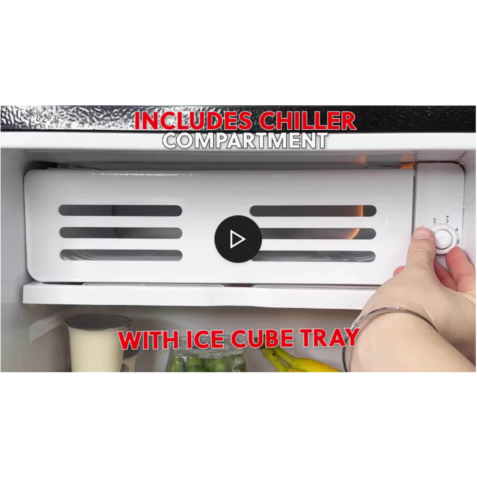 EFR376-MOONBMCM  Frigidaire 3.2 cu. ft. Retro Mini Fridge in Moonbeam Silver