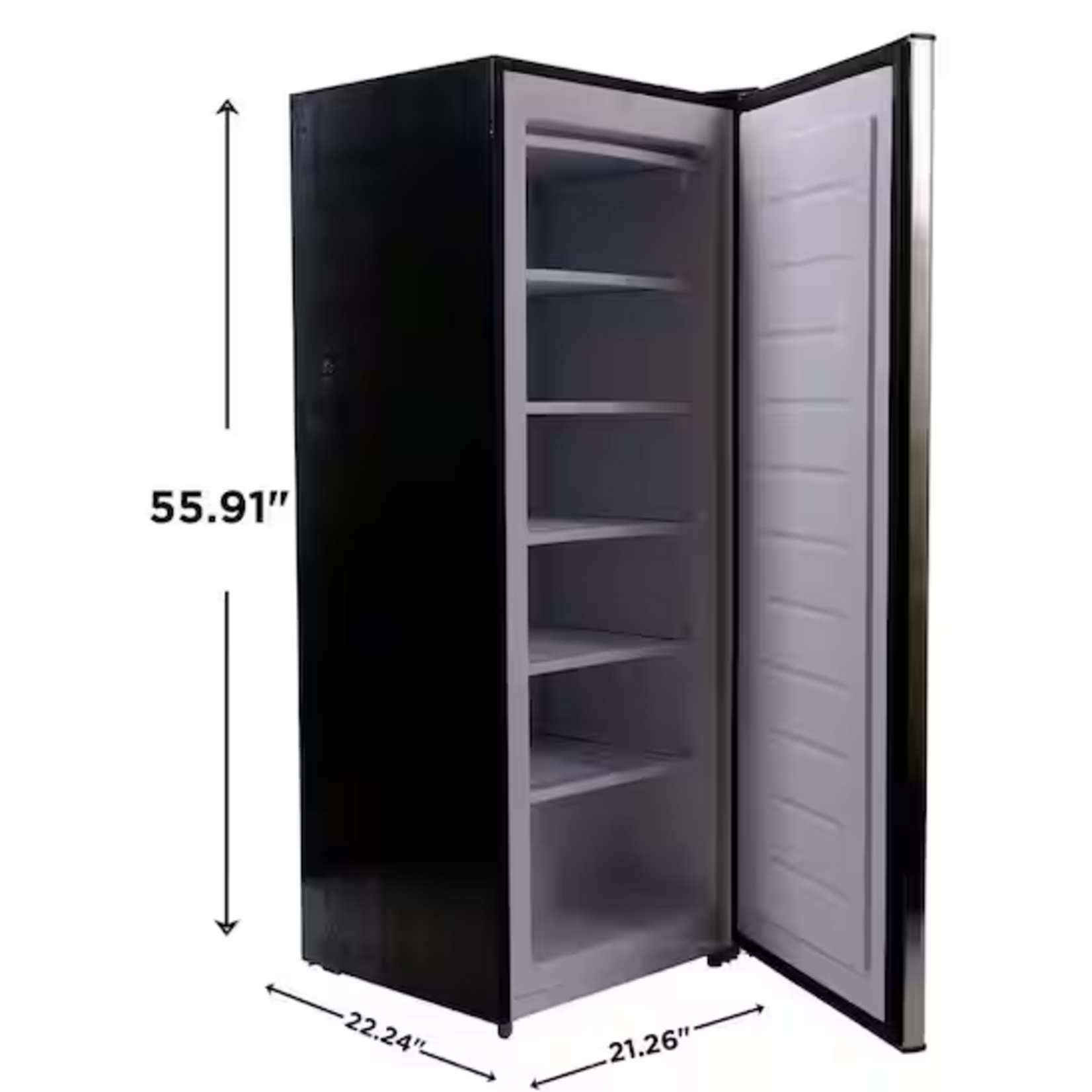 Frigidaire EFRF694 Frigidaire 6.5 cu. ft. Upright Freezer in VCM Stainless Steel Look