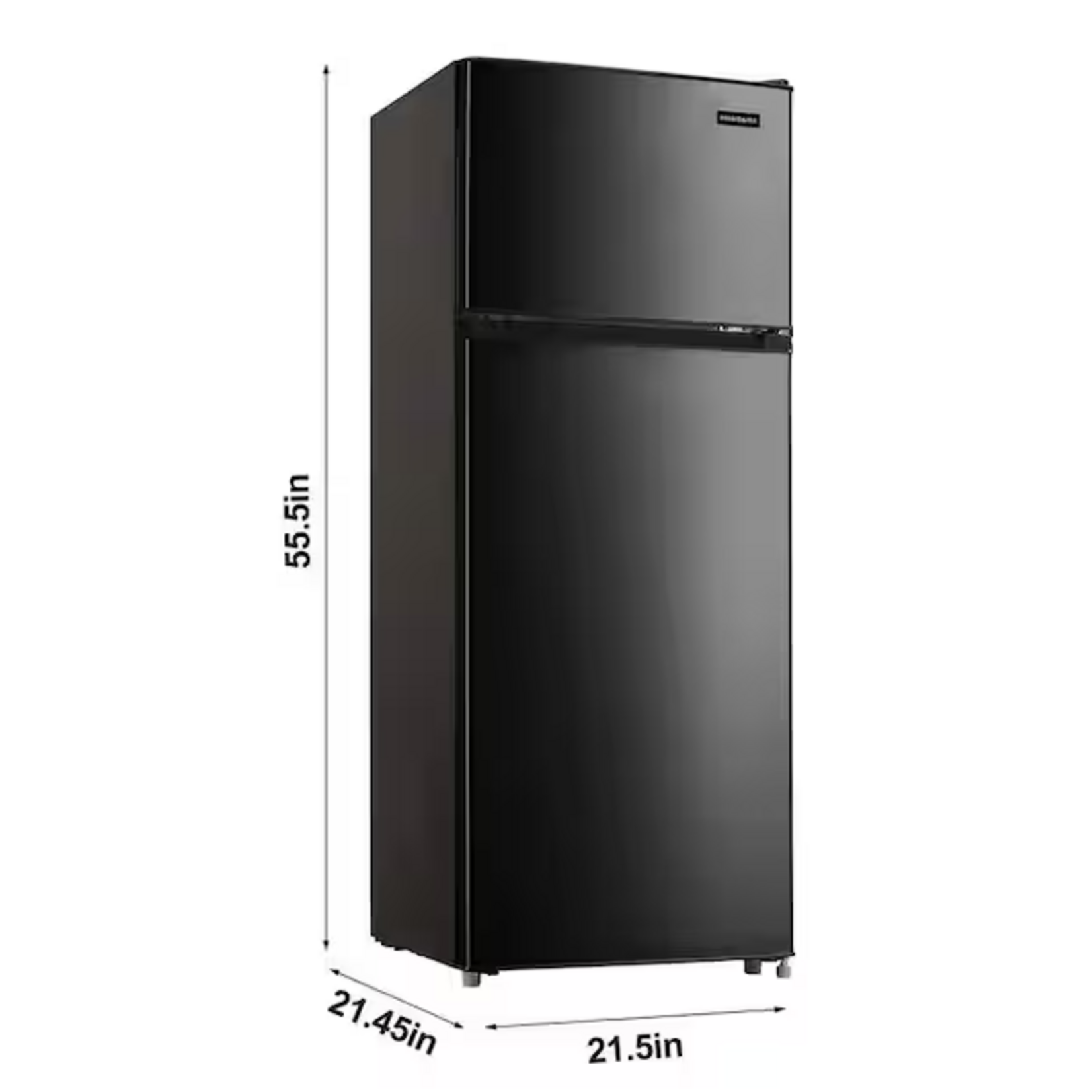 Frigidaire EFR784-BLACK-6COM  Frigidaire 21.5 in. 7.5 cu. ft. Top Freezer Refrigerator in Black
