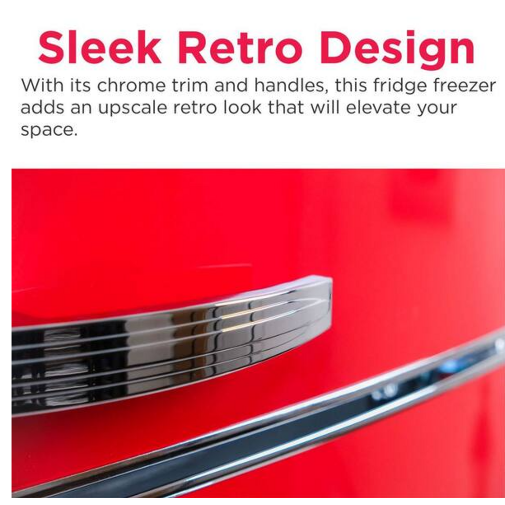 Frigidaire EFR753-RED  Frigidaire 21.5 in. Wide 7.5 cu.ft. Retro Mini Refrigerator in Red with Top Freezer