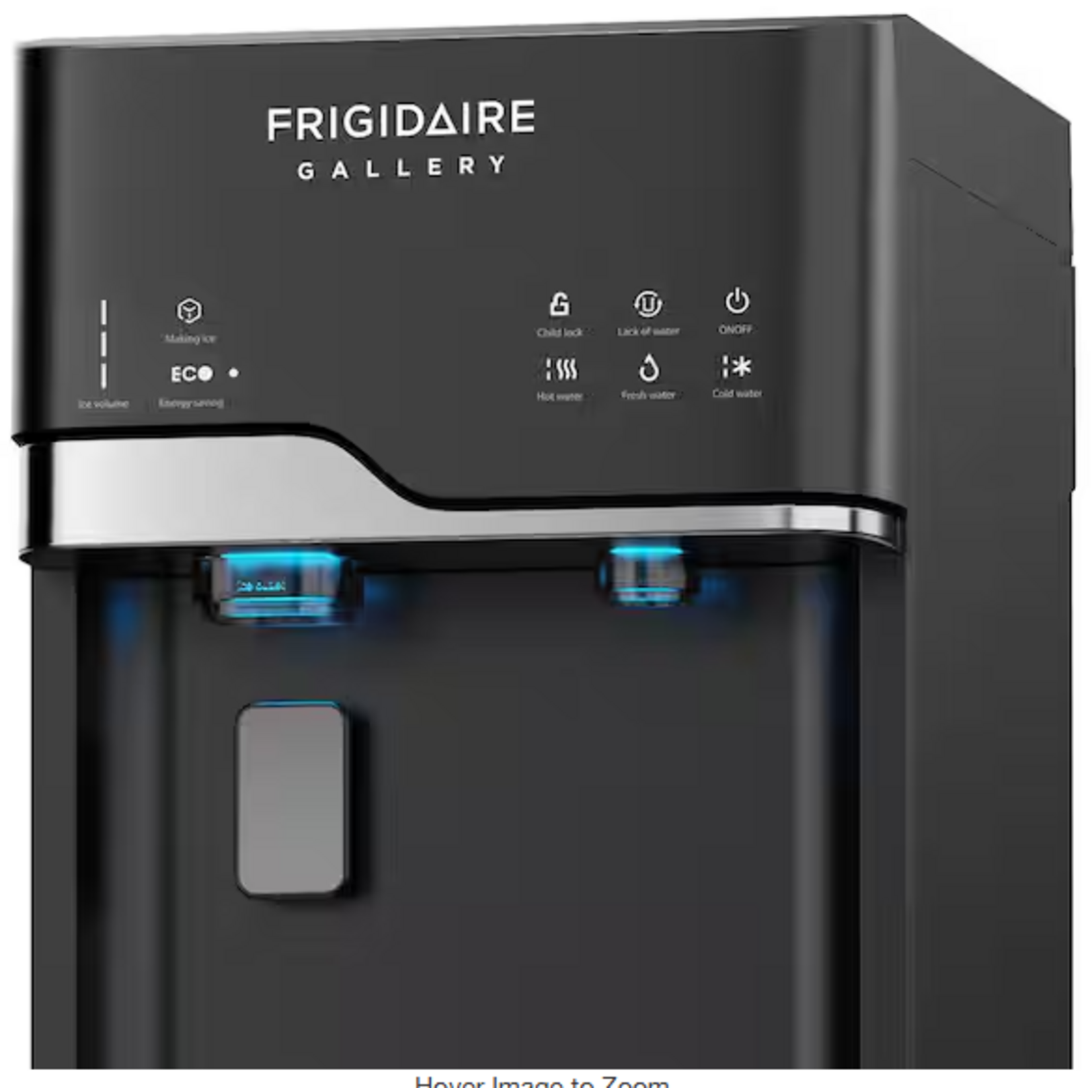EFWC534-BLACK Frigidaire 3-in-1 Bottom Load Hot/Cold Water Cooler with Built-in Bullet Ice Maker in Black