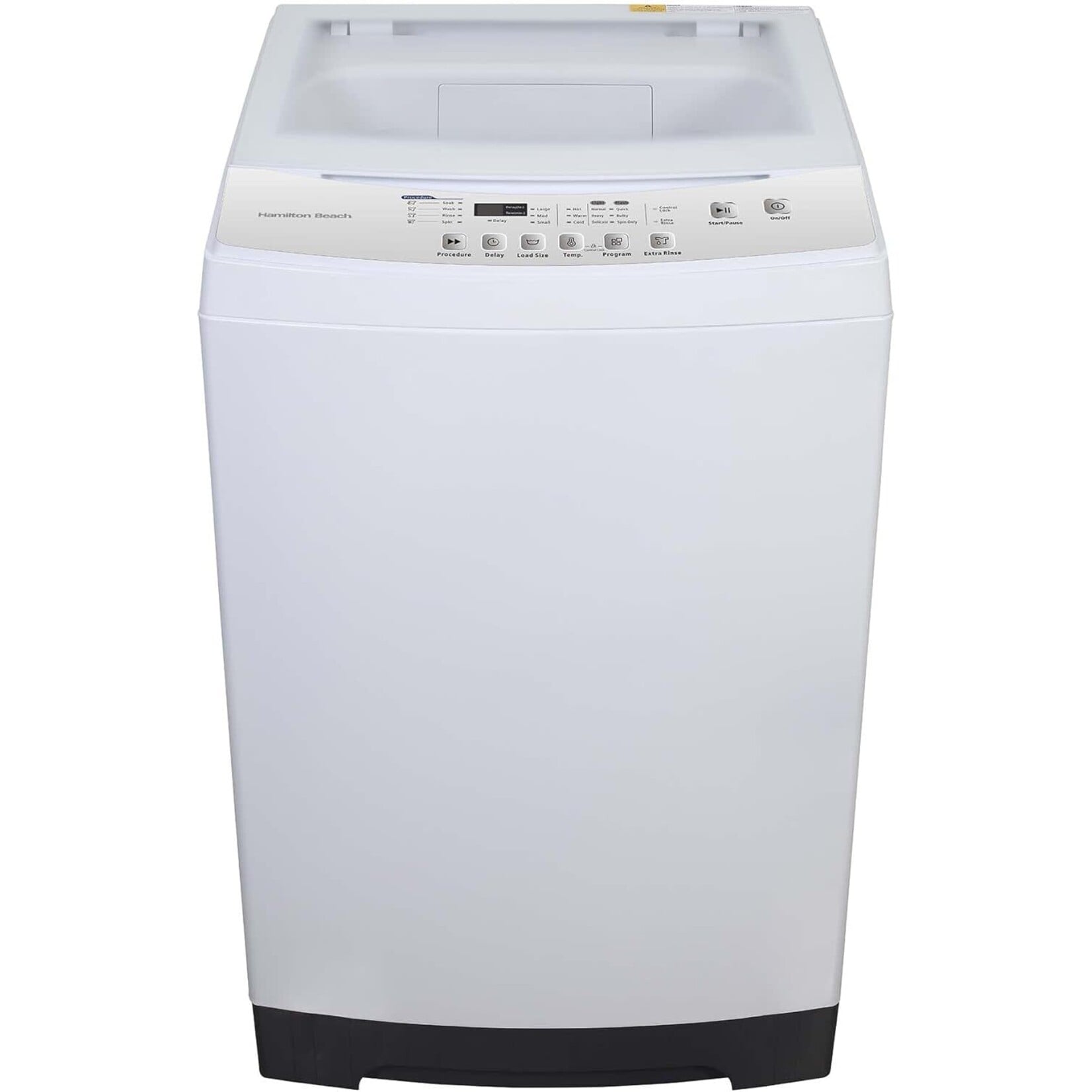 HAMILTON BEACH HBPW210 21.5 in. W 2.0 cu. Ft. Portable Top Load Washing Machine in White