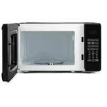 Continental Electric CE-CMC779US-TH Continental Electric [0.7 Cubic Feet Countertop Microwave in Black Glass Plate Included]
