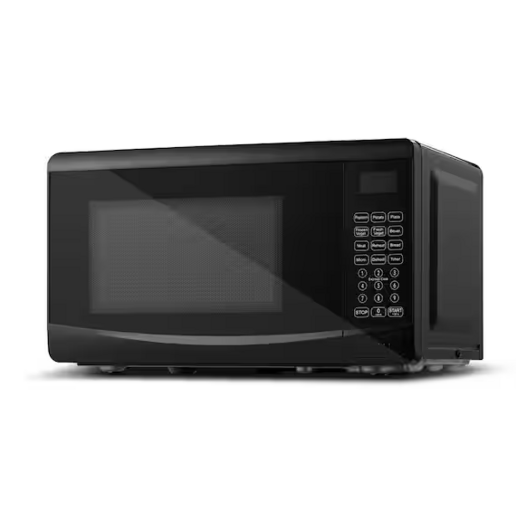 Continental Electric CE-CMC779US-TH Continental Electric [0.7 Cubic Feet Countertop Microwave in Black Glass Plate Included]