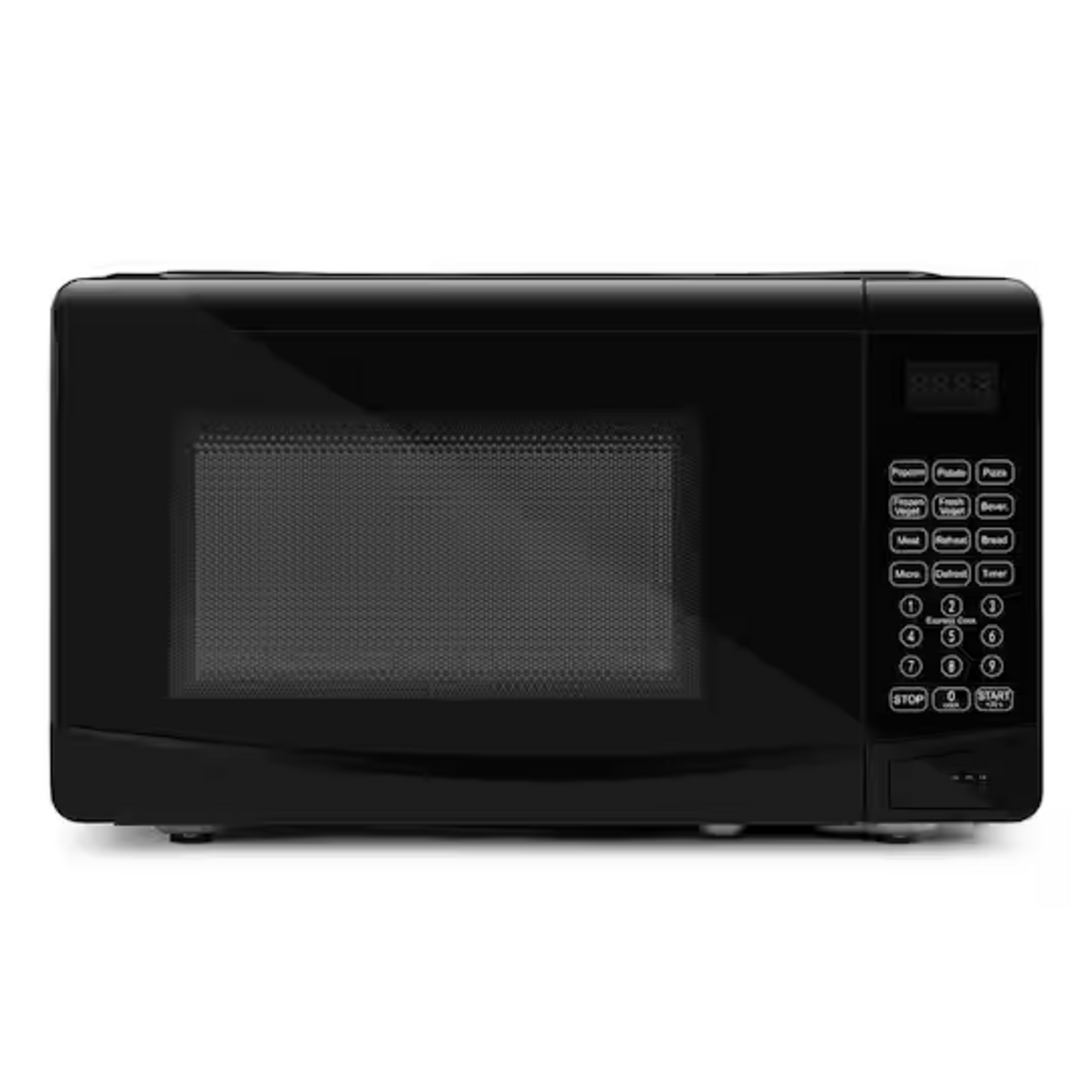 Continental Electric CE-CMC779US-TH Continental Electric [0.7 Cubic Feet Countertop Microwave in Black Glass Plate Included]