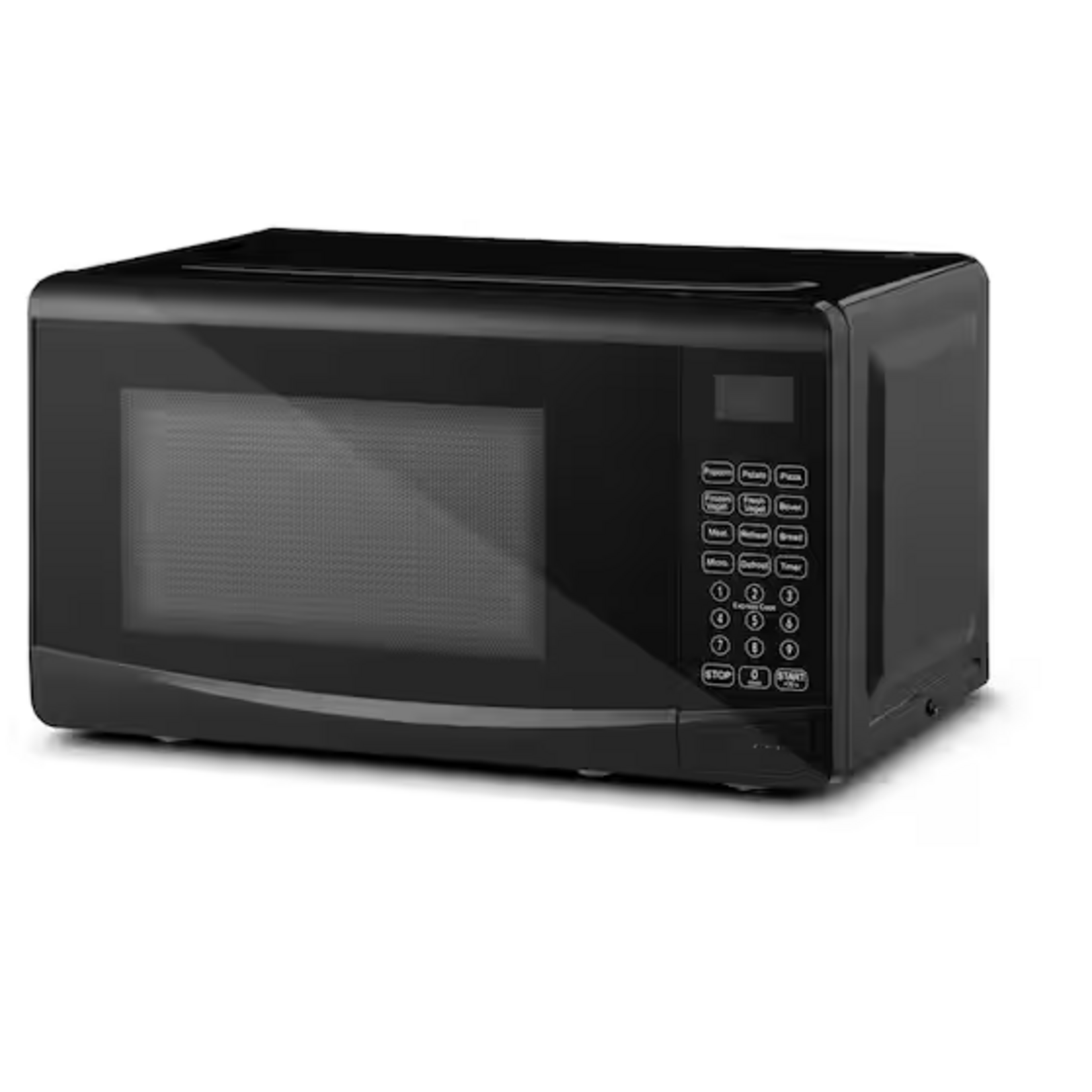 Continental Electric CE-CMC779US-TH Continental Electric [0.7 Cubic Feet Countertop Microwave in Black Glass Plate Included]