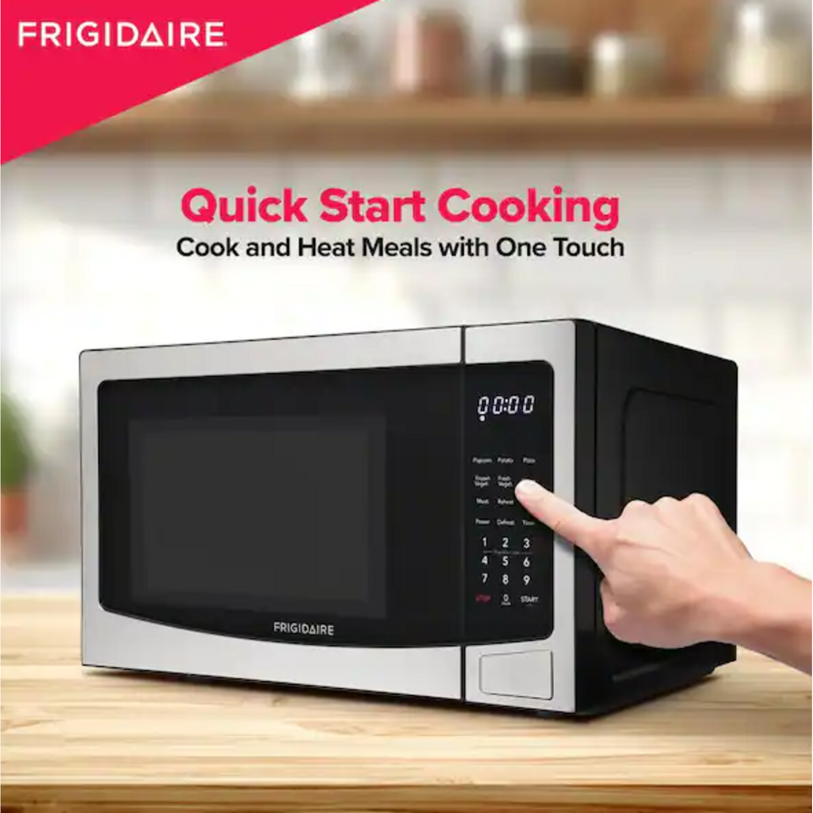 Frigidaire EMW1120-TH   Frigidaire 1.1 cu ft. Stainless Steel Microwave