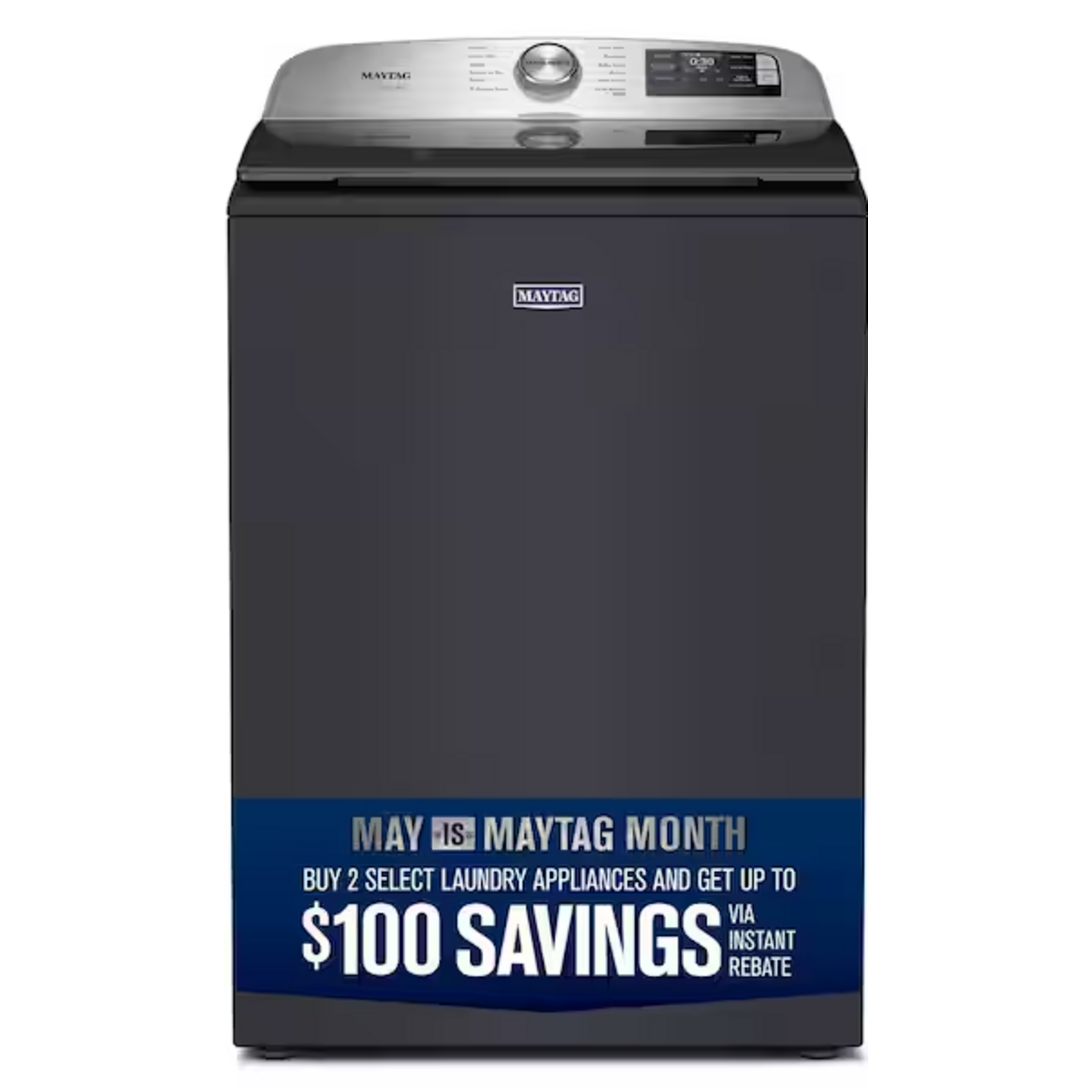 Maytag MTW7205RF  Maytag Pet Pro High Efficiency Agitator Extra Large ( 5.2-cu ft ) Top-Load Washer ( Midnight Steel )