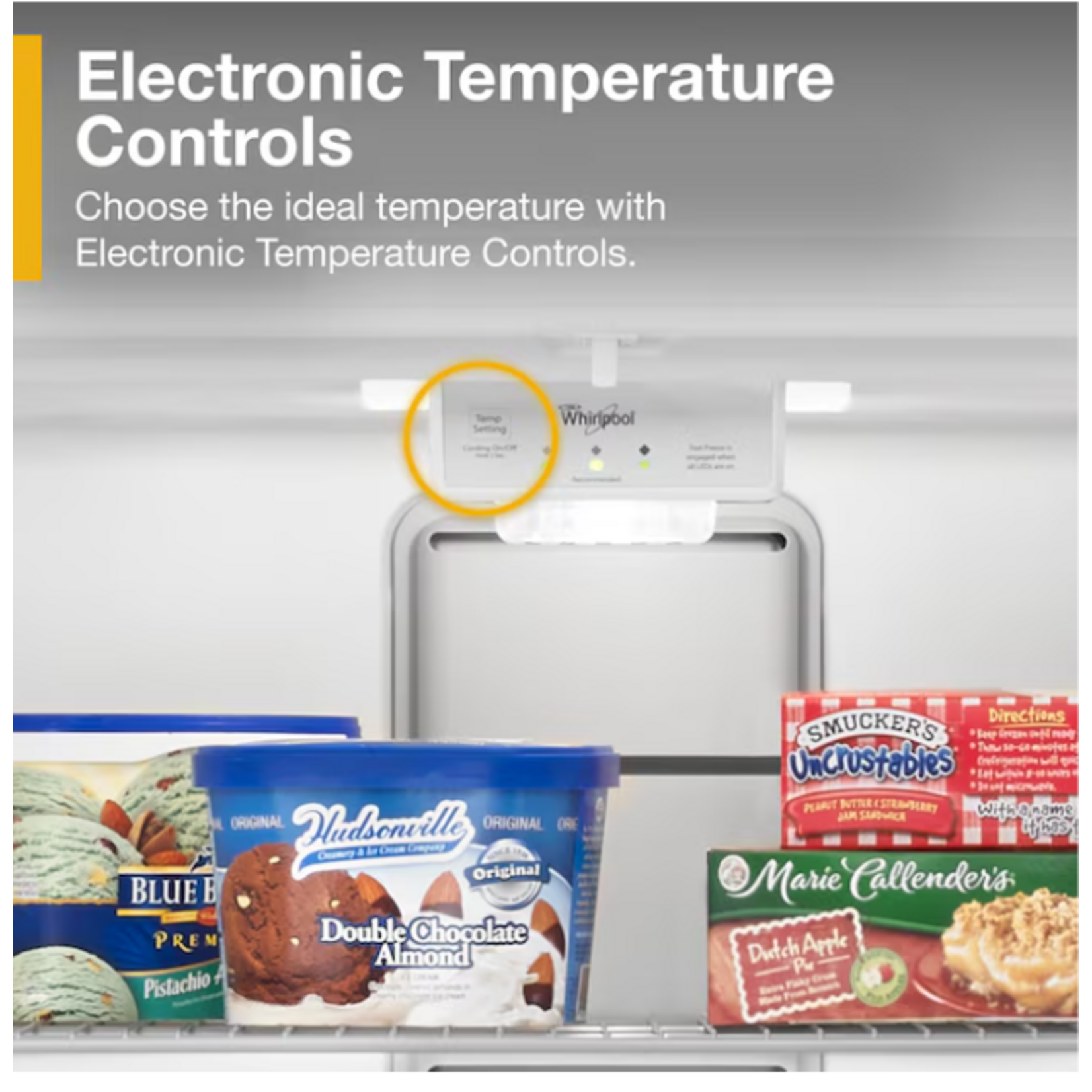 Whirlpool WZF34X18DW Whirlpool 17.7-cu ft Frost-free Upright Freezer (White)