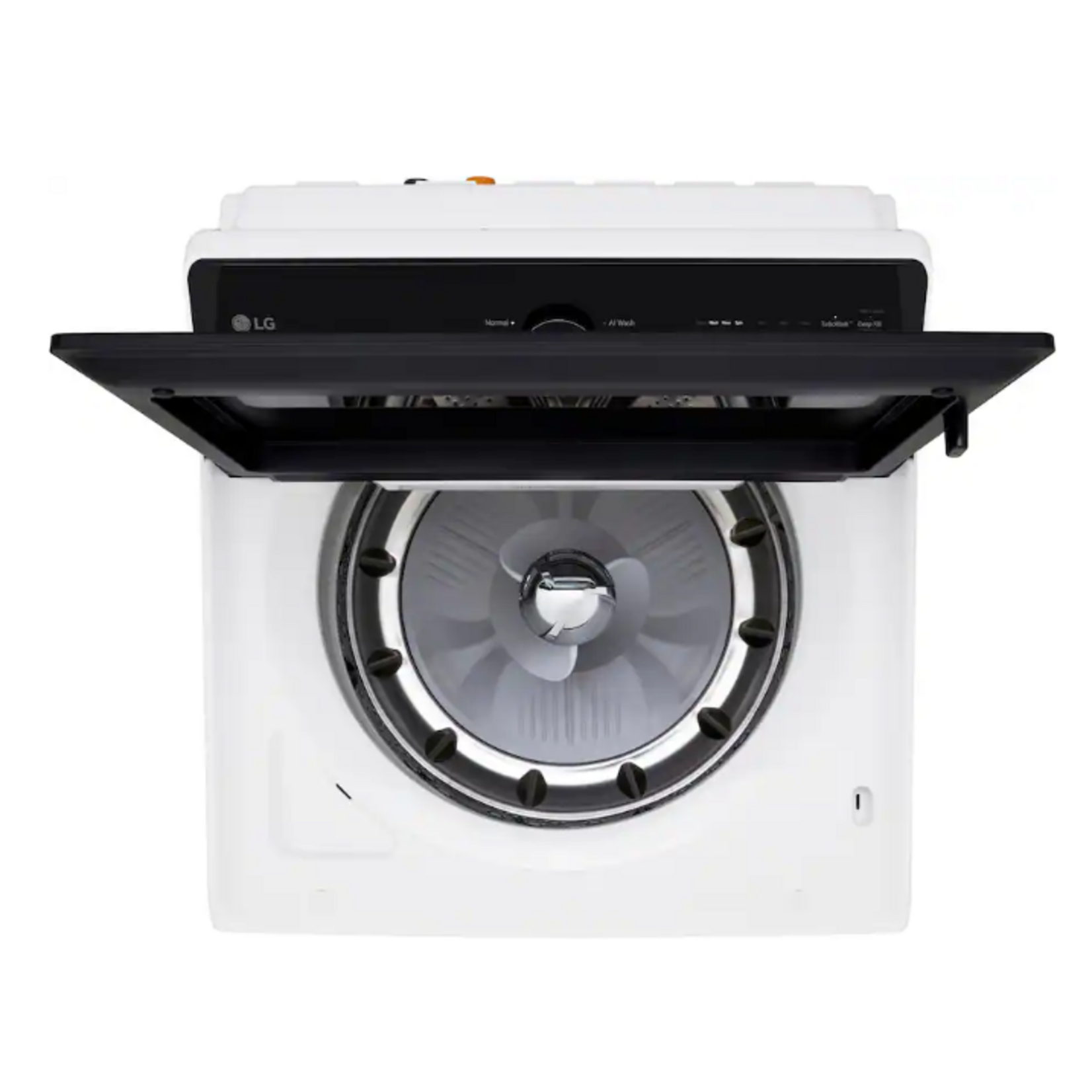 LG #WT8400CW - LG Alpine White 5.5 cu. ft. Mega Capacity Smart Top Load Washer with Impeller, EasyUnload™ & AI Sensing [ one year cps warranty]