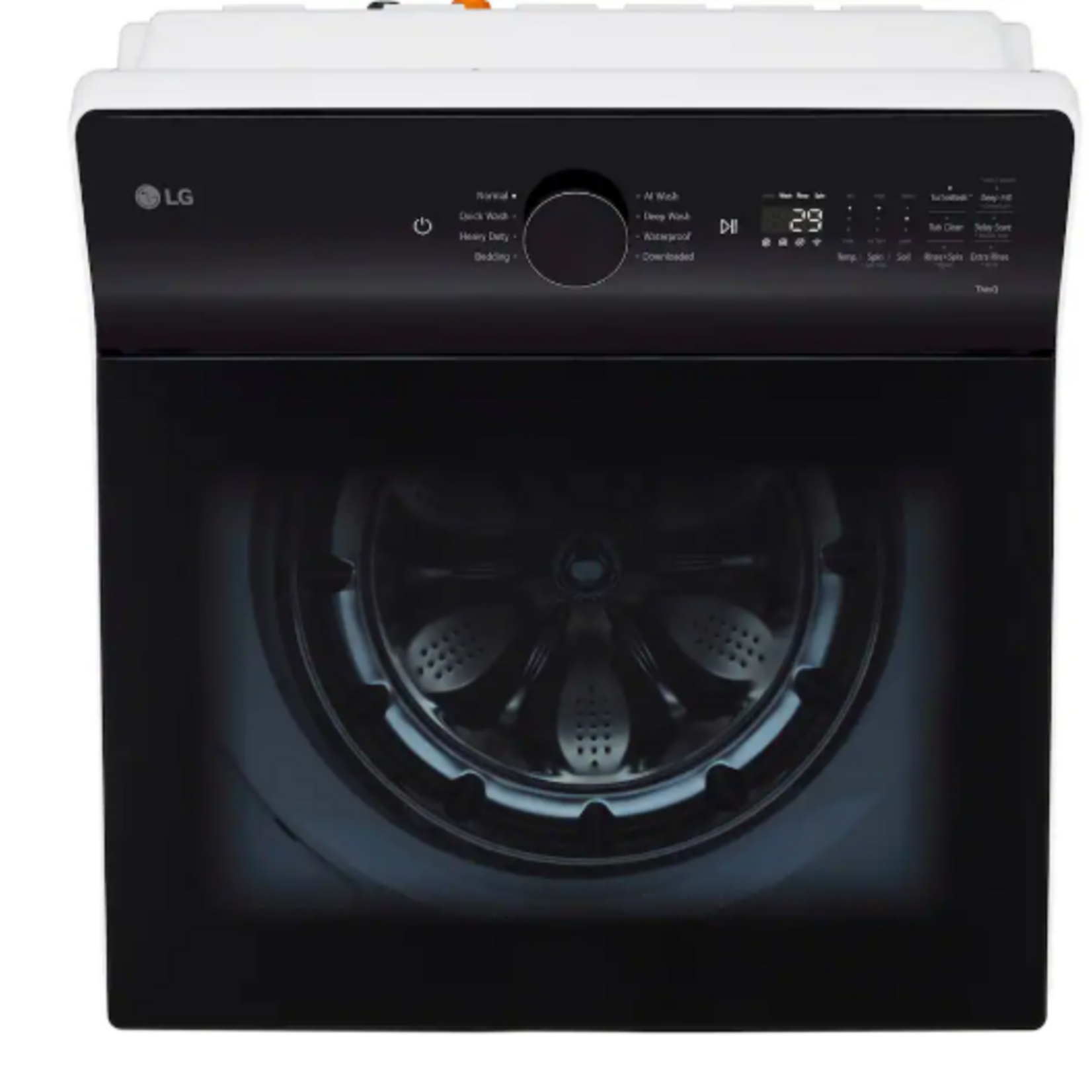 LG #WT8400CW - LG Alpine White 5.5 cu. ft. Mega Capacity Smart Top Load Washer with Impeller, EasyUnload™ & AI Sensing [ one year cps warranty]