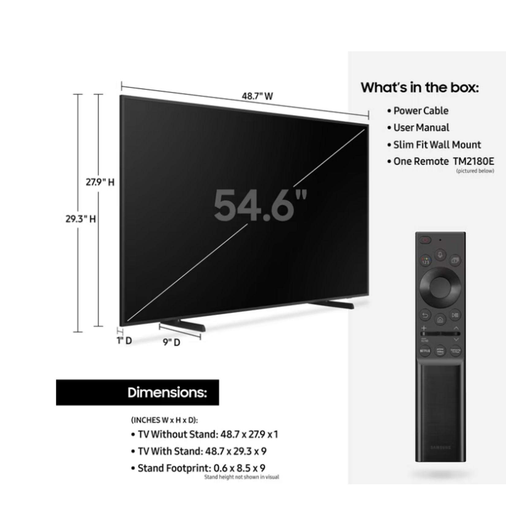SAMSUNG #QN55LS03BAFXZA Samsung - 55” Class LS03D The Frame Series QLED 4K Smart Tizen TV