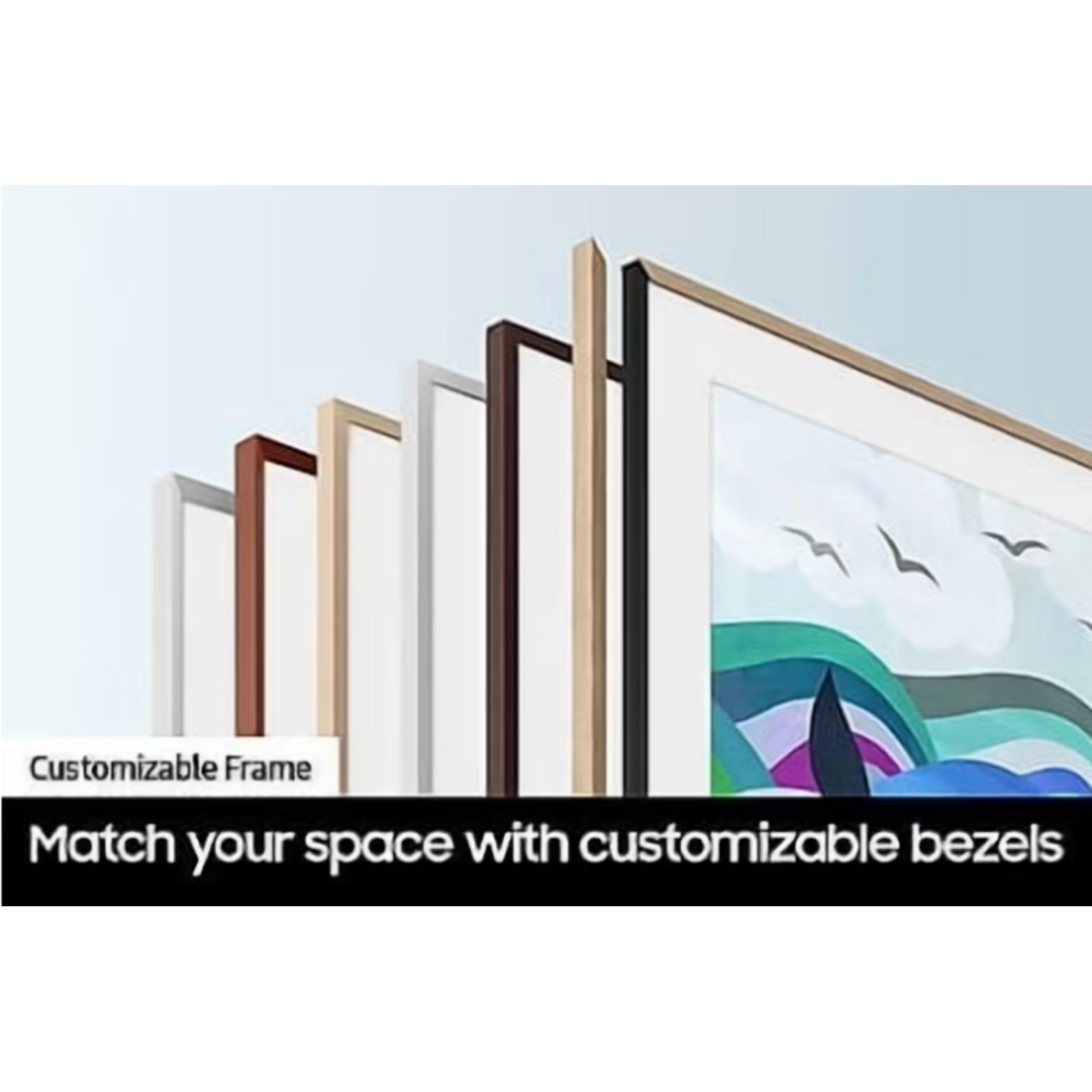 SAMSUNG #QN55LS03BAFXZA Samsung - 55” Class LS03D The Frame Series QLED 4K Smart Tizen TV