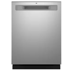 GE GDP630PYRFS GE 24 in. Built-In Tall Tub Top Control Fingerprint Resistant Stainless Steel Dishwasher w/3rd Rack, Bottle Jets, 50 dBA