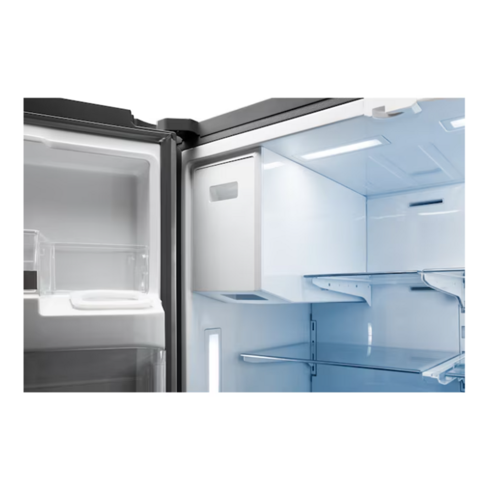 TRF3601FD Thor Kitchen 36 in. 22 cu. ft. French Door Refrigerator in Stainless Steel Counter Depth with Ice Maker and Water Dispenser