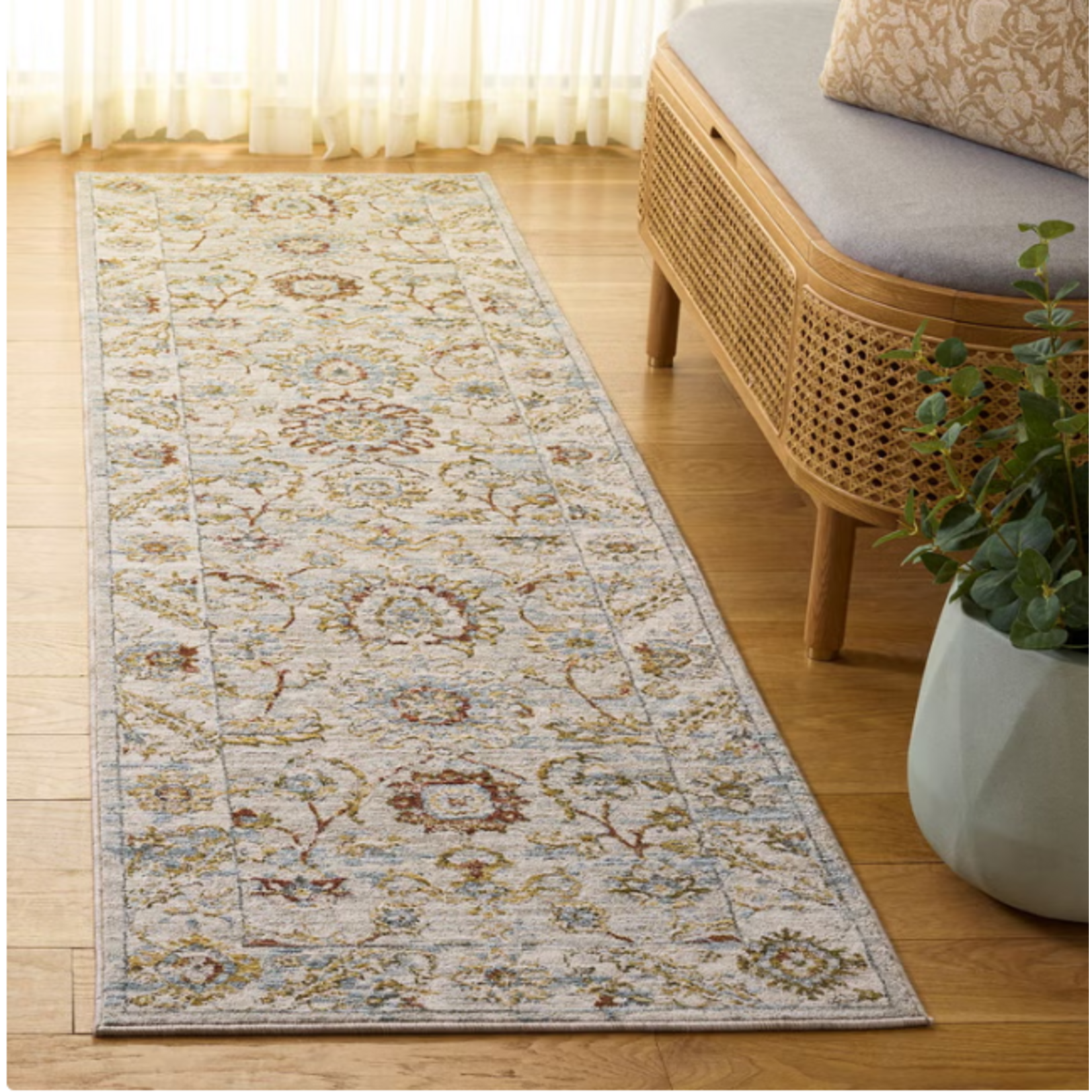 Safavieh Hamilton Runner Rug, Gray Gold, 2'2” x 8'