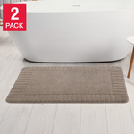 Noodle Memory Foam Bath Rug, 2-pack