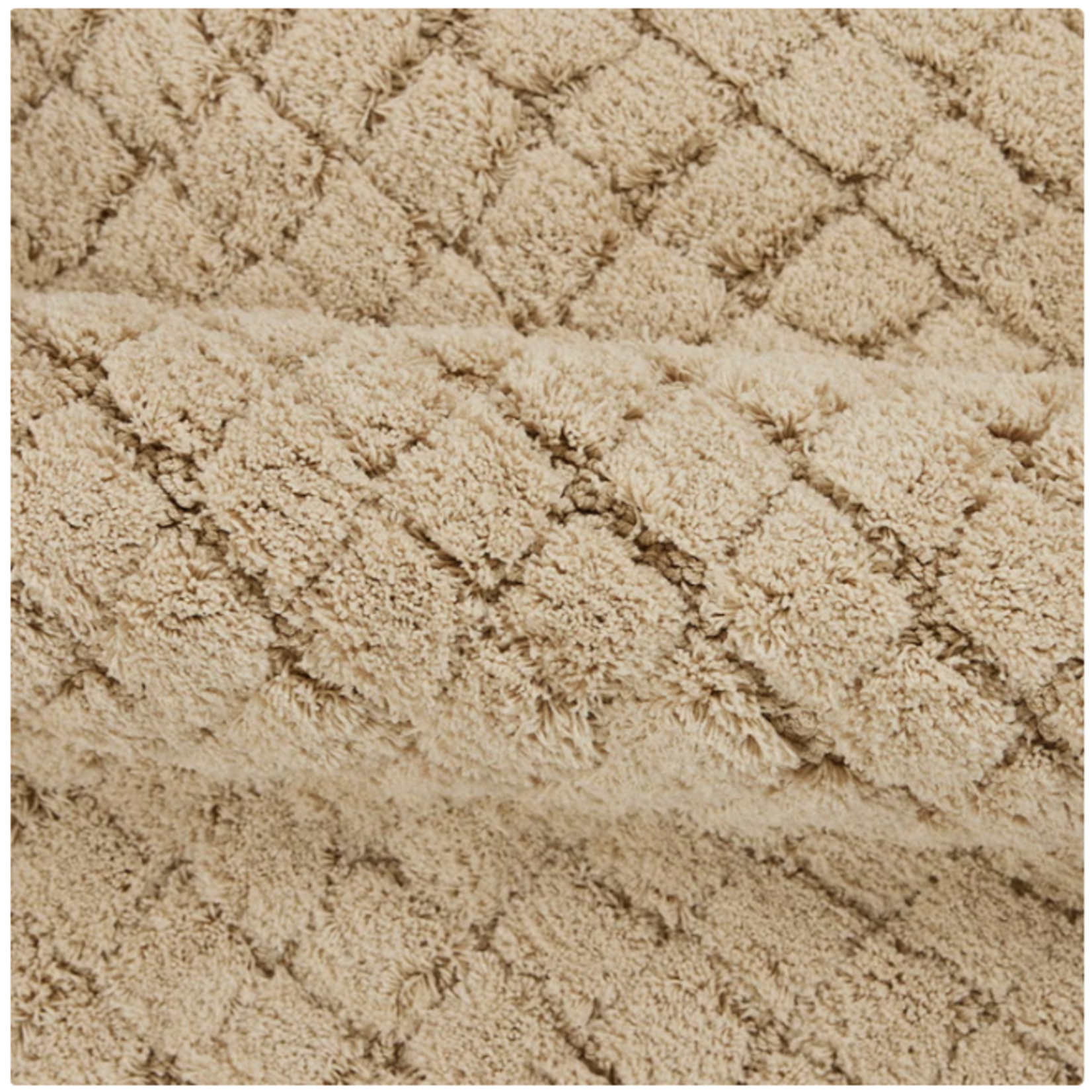 Mineral Spring Soft Grid Bath Rug