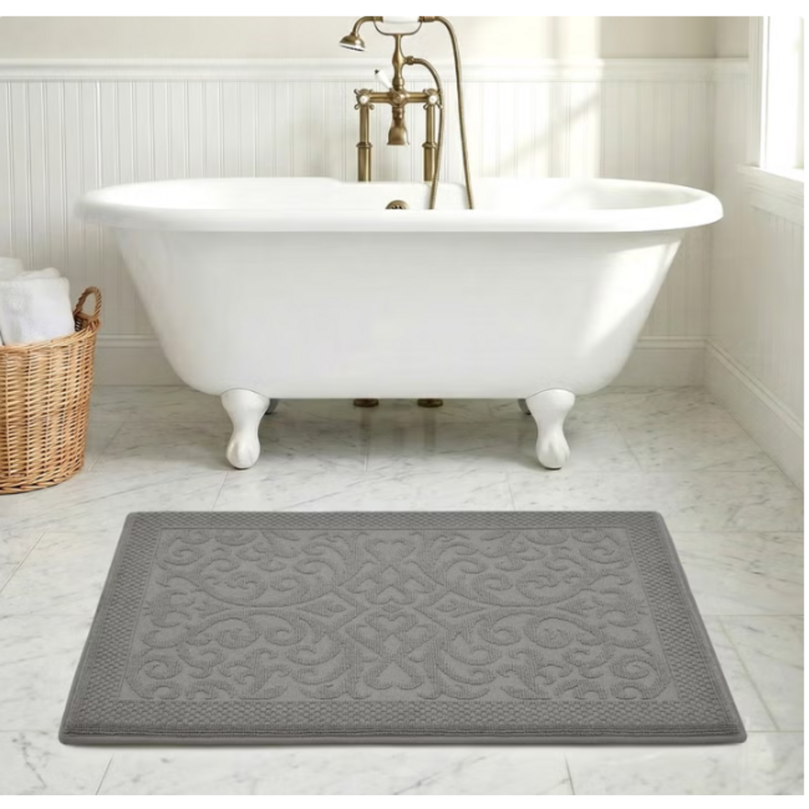 Scroll Foam Bath Mat