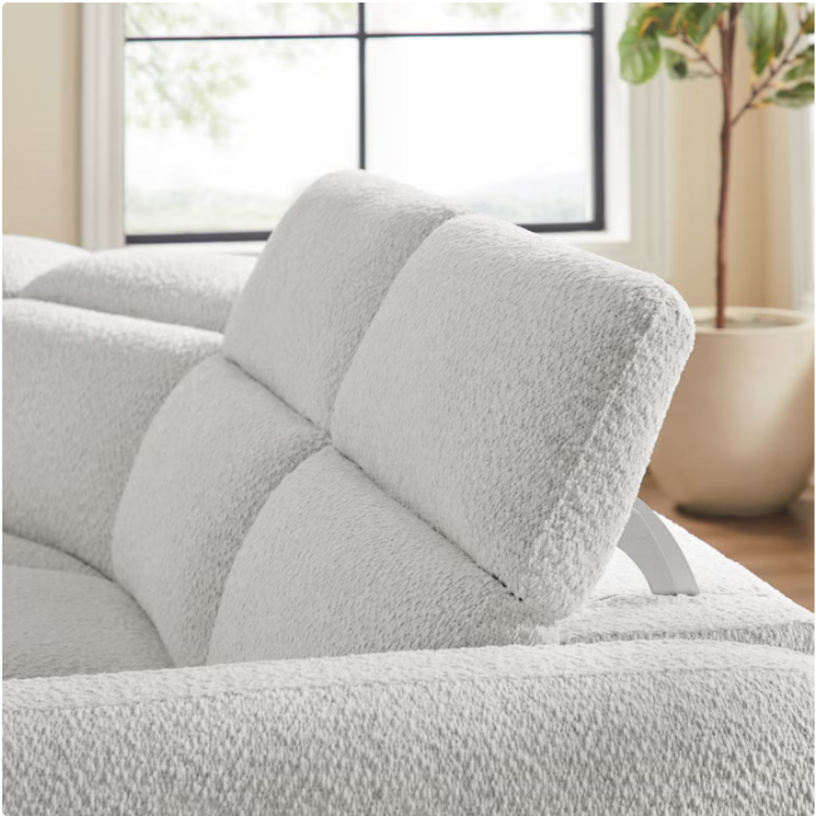 Shop Aiden & Ivy Furniture Monroe 6-piece Fabric Power Reclining Sectional with Power Headrests