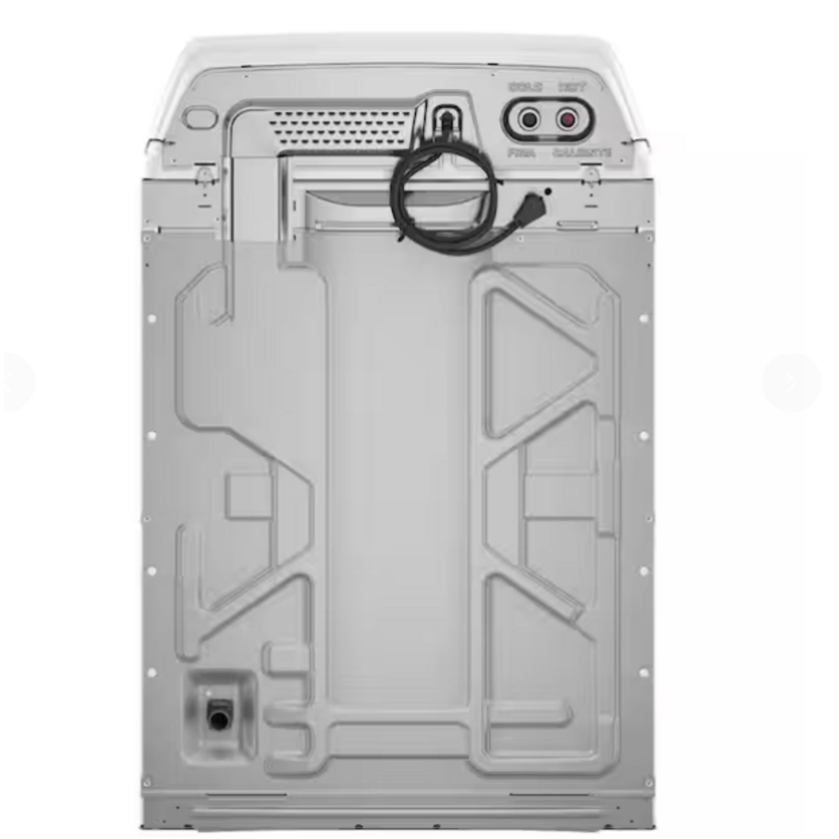 Whirlpool WTW4107SW 4.2 - 4.3 cu. ft. Top Load Washer in White with 2-in-1 Removable Agitator