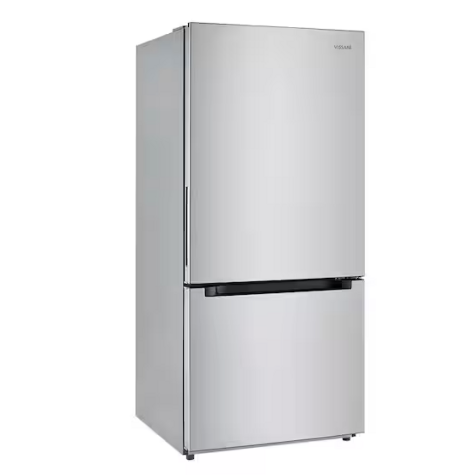 VISANI MDBF18SS 30 in. 18.7 cu. ft. Bottom Freezer Refrigerator in Fingerprint Resistant Stainless Steel, Garage Ready