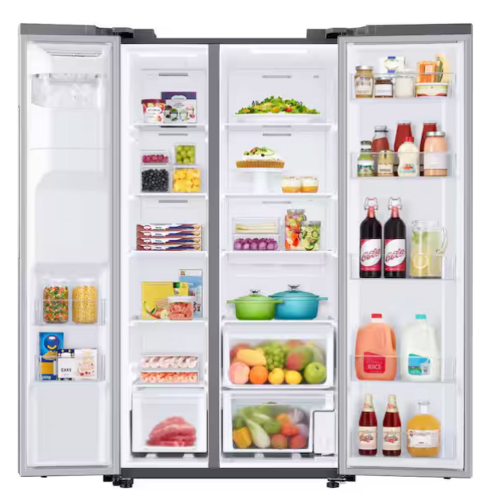 SAMSUNG RS27T5200SR Samsung 27.4 cu. ft. Side by Side Refrigerator in Fingerprint Resistant Stainless Steel