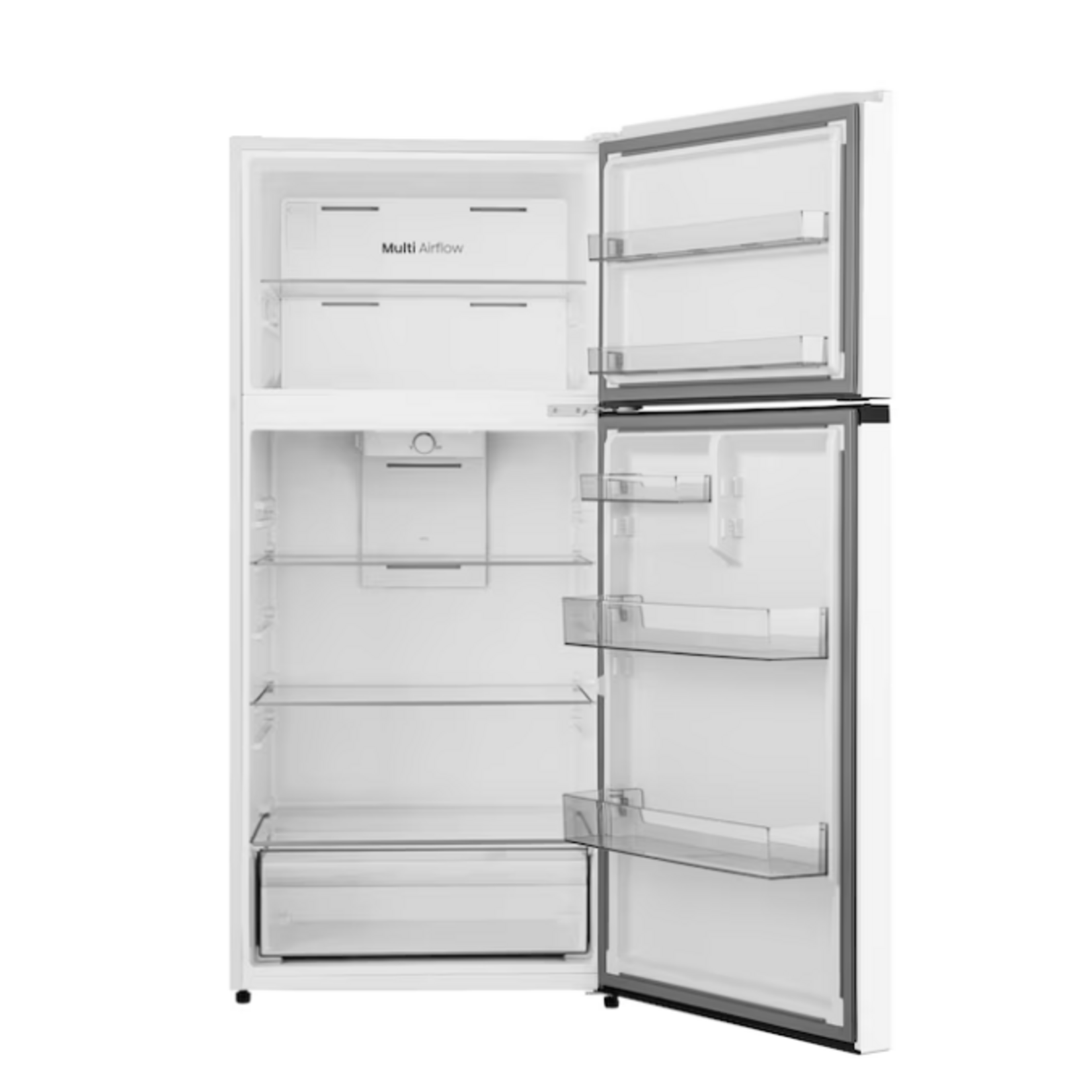 Hisense RT180N3SWEH Hisense PureSpace 18.1-cu ft Counter-Depth 30-in Wide Top-Freezer Refrigerator ( White ) Garage Ready ENERGY STAR Certified
