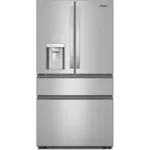 Whirlpool WRMF3636SZ 36 in. 29 cu. ft. Standard Depth French Door Refrigerator in Print Resistant Stainless with Flexible Temperature Drawer
