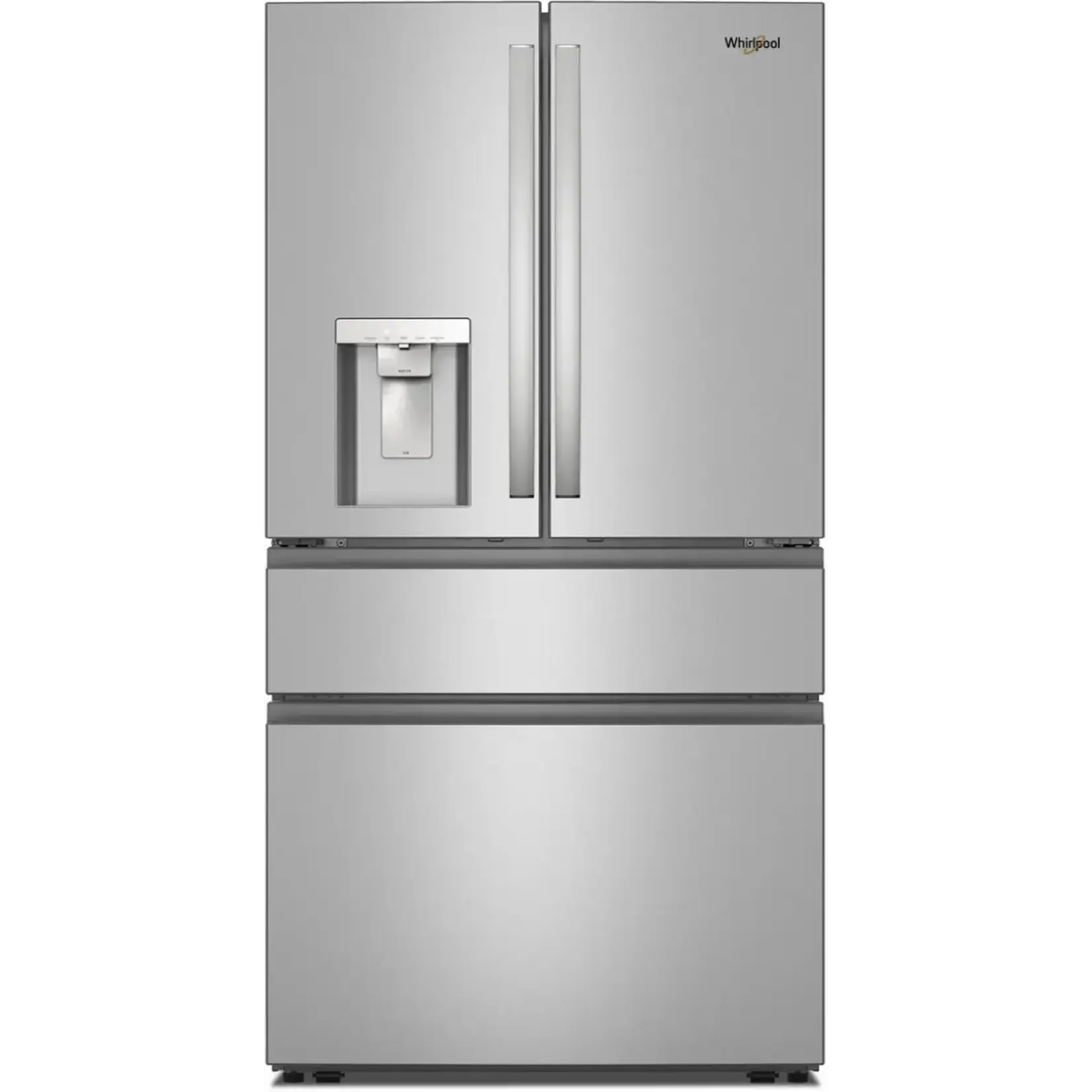 Whirlpool WRMF3636SZ 36 in. 29 cu. ft. Standard Depth French Door Refrigerator in Print Resistant Stainless with Flexible Temperature Drawer