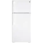GE GTS17DTNPRWW 16.6 cu. ft. Top Freezer Refrigerator in White