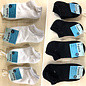 STRIDE RITE WILLIAM BASIC NO SHOW WHITE AND BLACK 3 PACK