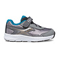 SAUCONY SAUCONY RIDE 10 JR GREY/BLUE/GOLD (BABY/LITTLE KID)