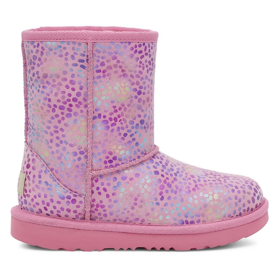 UGG 1123615T CLASSIC II SPOTS PINK ROSE SPARKLE SUEDE - Kid Steps - Stride  Rite