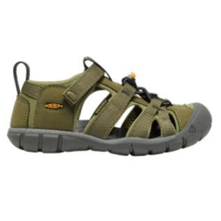 KEEN KEEN SEACAMP MILITARY OLIVE/SAFFRON (BIG KID/YOUTH)