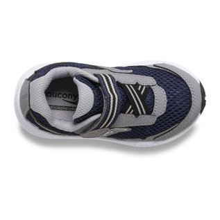 SAUCONY SAUCONY RIDE 10 JR NAVY GREY (LITTLE KID)