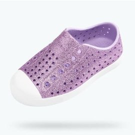 NATIVE NATIVE JEFFERSON POWDER PURPLE BLING / SHELL WHITE (LITTLE KID)