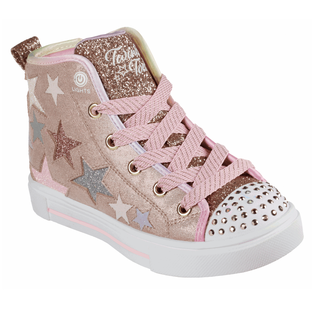 SKECHERS SKECHERS TWINKLE TOES STAR GLITZ HIGHTOP GDMT (LITTLE KID/BIG KID)