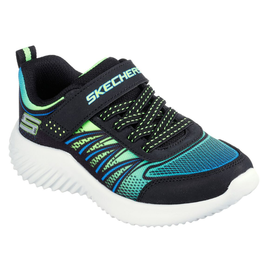 SKECHERS SKECHERS BOUNDER ZATIC BLACK/LIME (LITTLE KID/BIG KID)